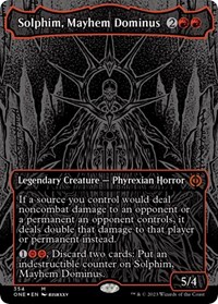 Solphim, Mayhem Dominus (Oil Slick Raised Foil) (Foil)