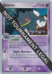 Banette - 2007 (Jeremy Scharff-Kim) #1/100 from World Championship Decks Pokemon card image