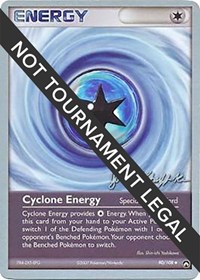 Cyclone Energy - 2007 (Jeremy Scharff-Kim) #90/108 from World Championship Decks Pokemon card image