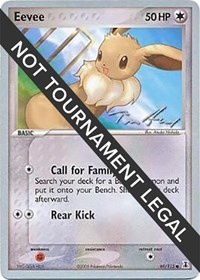 Eevee - 2007 (Tom Roos) #69/113 from World Championship Decks Pokemon card image