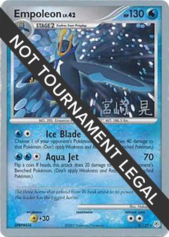 Empoleon - 2007 (Akira Miyazaki) 4/130 from World Championship Decks