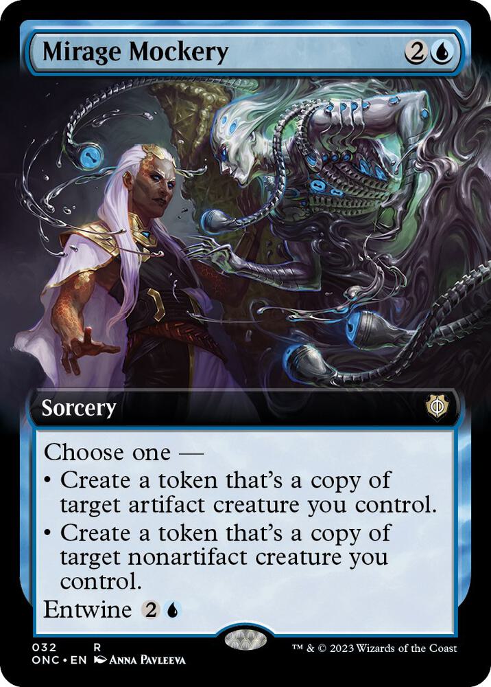 Mirage Mockery (Extended Art) - Commander: Phyrexia: All Will Be