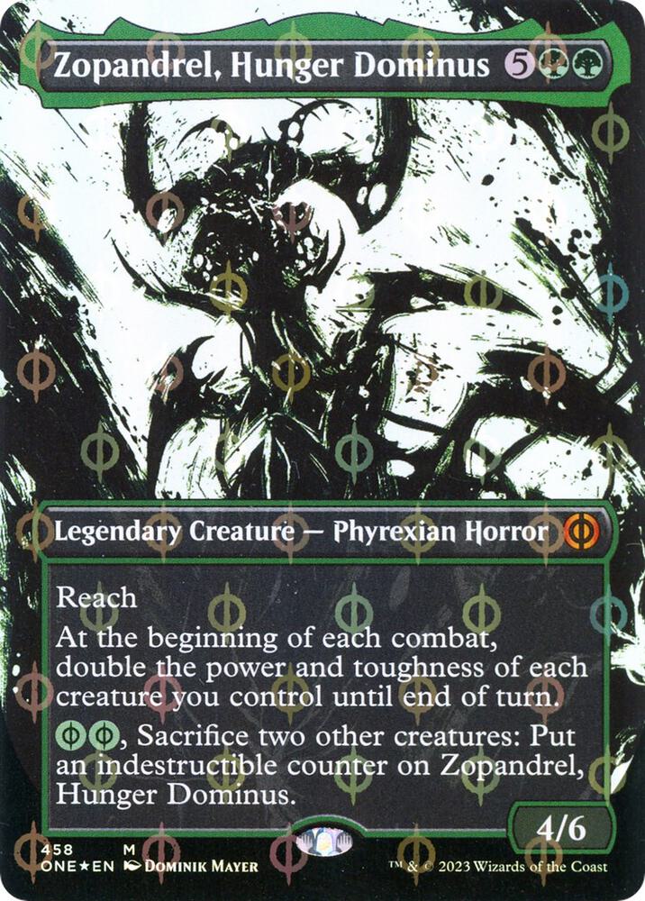 Zopandrel, Hunger Dominus (Showcase) (Step-and-Compleat Foil