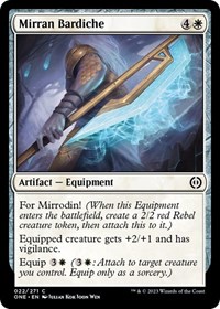 Mirran Bardiche (Phyrexia: All Will Be One)