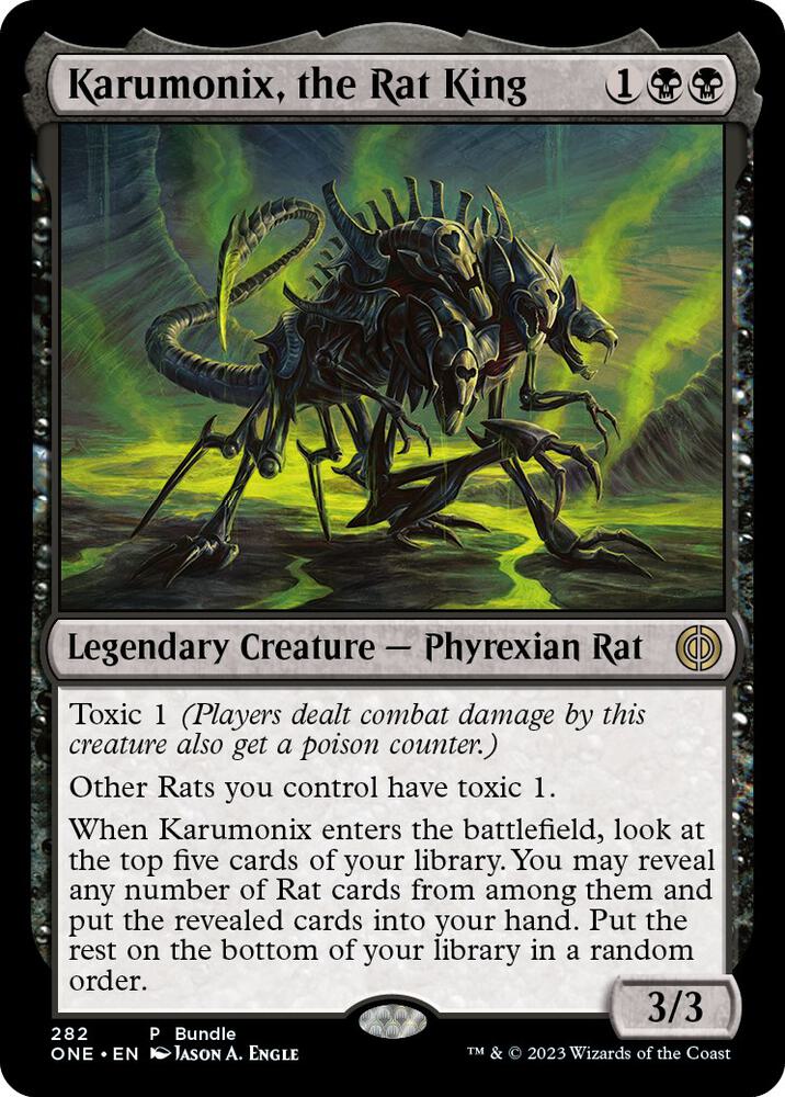 Karumonix, the Rat King (ONE Bundle) 282 card