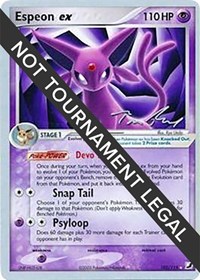 Espeon ex - 2007 (Tom Roos) #102/115 from World Championship Decks Pokemon card image