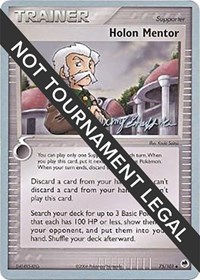 Holon Mentor - 2007 (Jeremy Scharff-Kim) #75/101 from World Championship Decks Pokemon card image