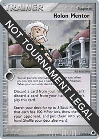 Holon Mentor - 2007 (Akira Miyazaki) #75/101 from World Championship Decks Pokemon card image