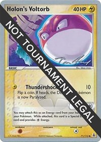 Holon's Voltorb - 2007 (Tom Roos) #71/113 from World Championship Decks Pokemon card image