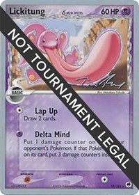 Lickitung (Delta Species) - 2007 (Tom Roos) #19/101 from World Championship Decks Pokemon card image