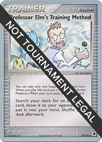Professor Elm's Training Method - 2007 (Tom Roos) #79/101 from World Championship Decks Pokemon card image