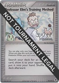 Professor Elm's Training Method - 2007 (Jun Hasebe) #79/101 from World Championship Decks Pokemon card image