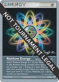 Rainbow Energy - 2007 (Jeremy Scharff-Kim) #81/92 from World Championship Decks Pokemon card image