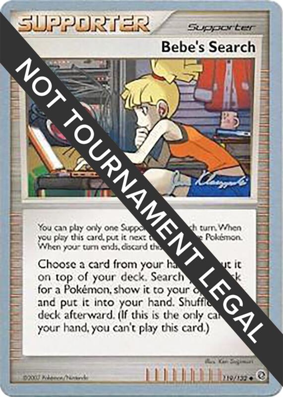 Bebe's Search - 2008 (Jason Klaczynski) 119/132 from World Championship Decks