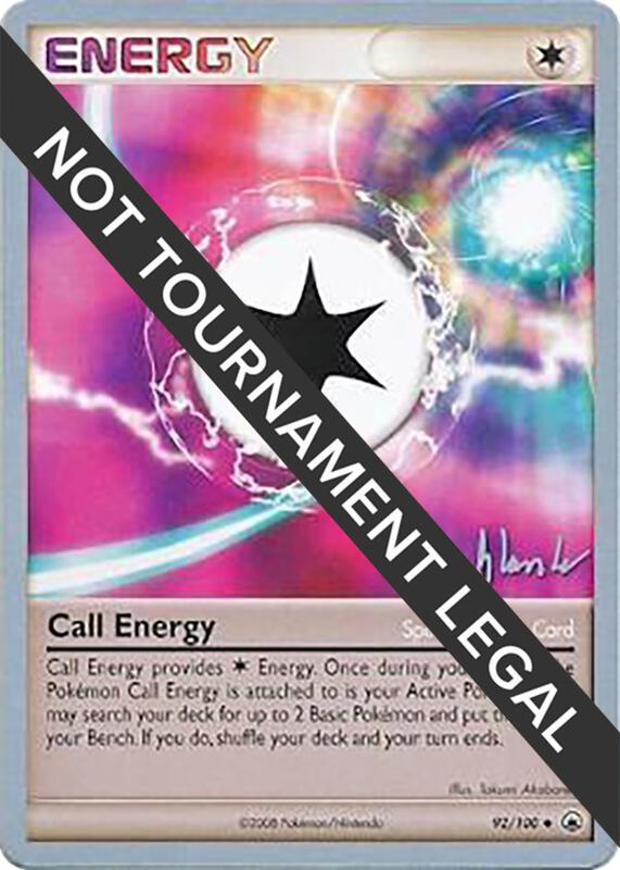 Call Energy - 2008 (Dylan Lefavour) 92/100 from World Championship Decks