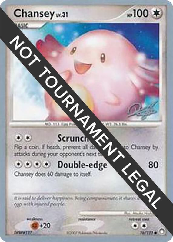 Chansey - 2008 (Paul Atanassov) 76/123 from World Championship Decks