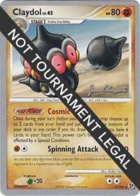 Claydol - 2008 (Jason Klaczynski) #15/106 from World Championship Decks Pokemon card image