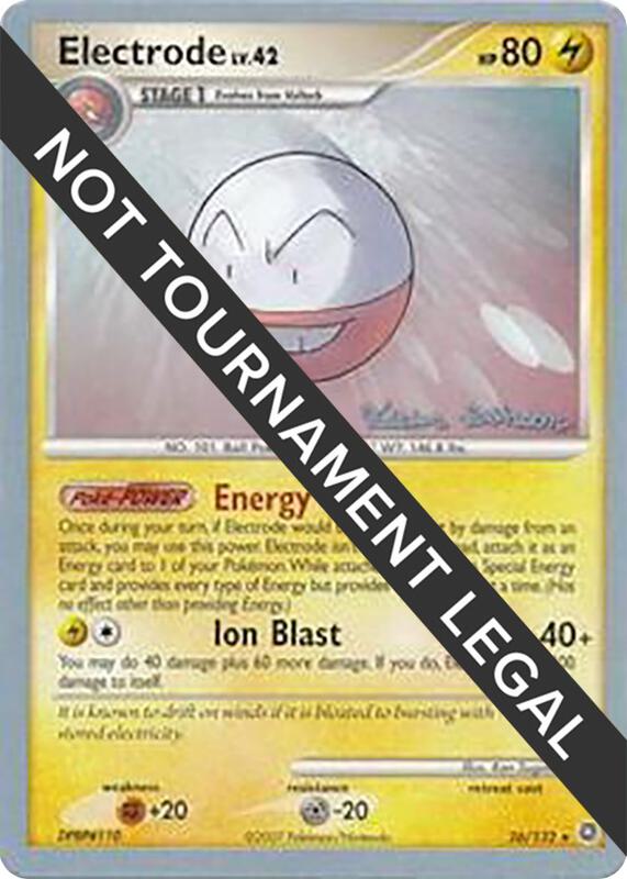 Electrode - 2008 (Tristan Robinson) 26/132 from World Championship Decks