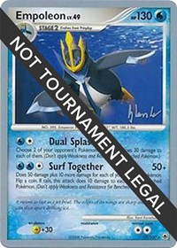 Empoleon - 2008 (Dylan Lefavour) #17/100 from World Championship Decks Pokemon card image