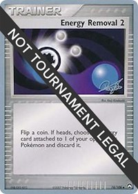 Energy Removal 2 - 2008 (Paul Atanassov) #74/108 from World Championship Decks Pokemon card image