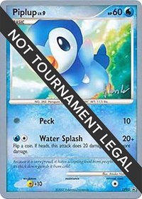 Piplup (DP03) - 2008 (Dylan Lefavour) #DP03 from World Championship Decks Pokemon card image