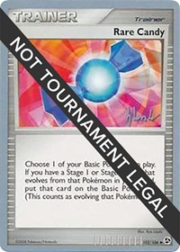 Rare Candy - 2008 (Dylan Lefavour) #102/105 from World Championship Decks Pokemon card image