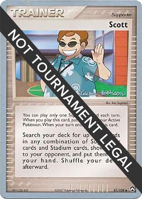 Scott - 2008 (Tristan Robinson) 81/108 from World Championship Decks