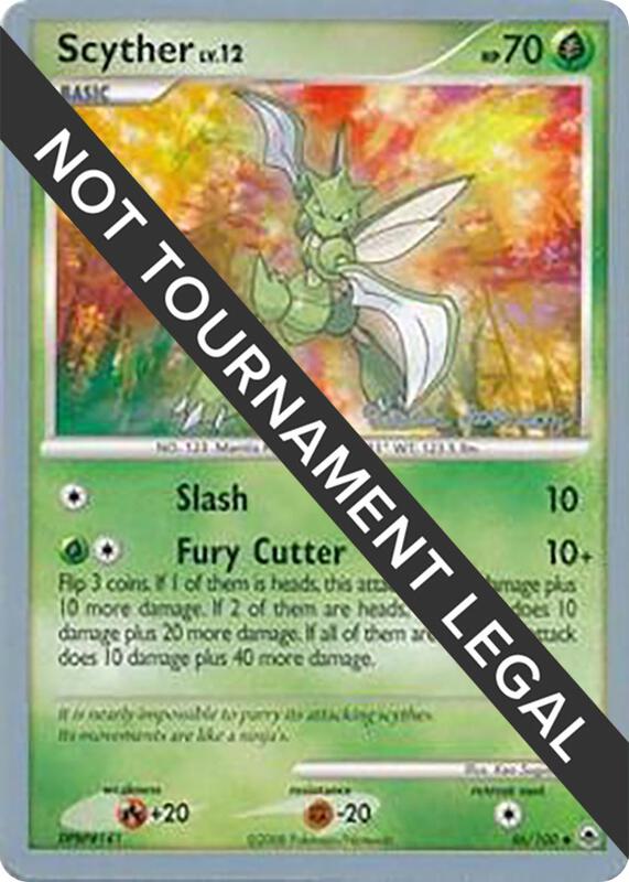 Scyther - 2008 (Tristan Robinson) 46/100 from World Championship Decks