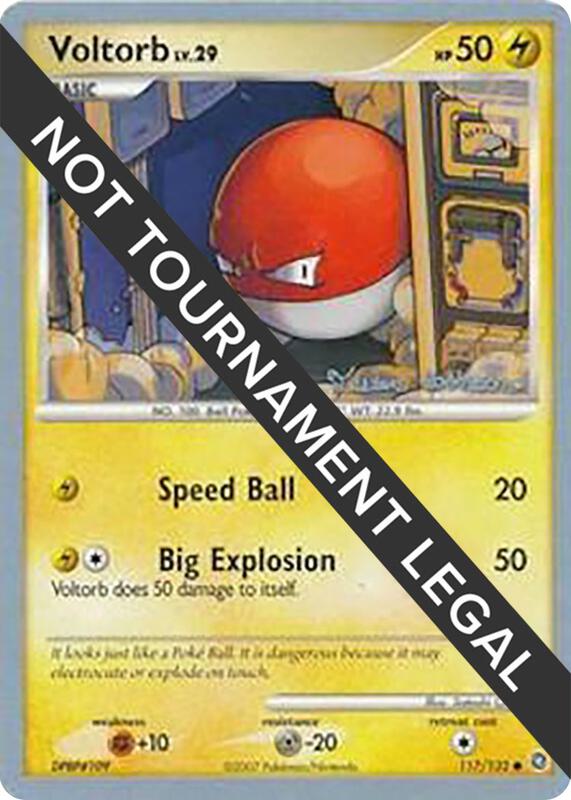 Voltorb - 2008 (Tristan Robinson) 117/132 from World Championship Decks