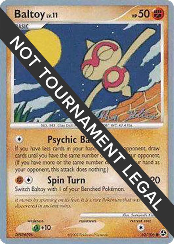 Baltoy - 2009 (Stephen Silvestro) 60/106 from World Championship Decks