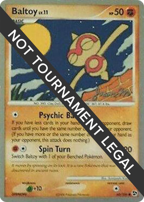 Baltoy - 2009 (Jason Martinez) 60/106 from World Championship Decks