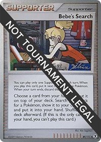 Bebe's Search - 2009 (Stephen Silvestro) #89/111 from World Championship Decks Pokemon card image