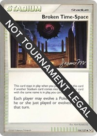 Broken Time-Space - 2009 (Jason Martinez) #104/127 from World Championship Decks Pokemon card image