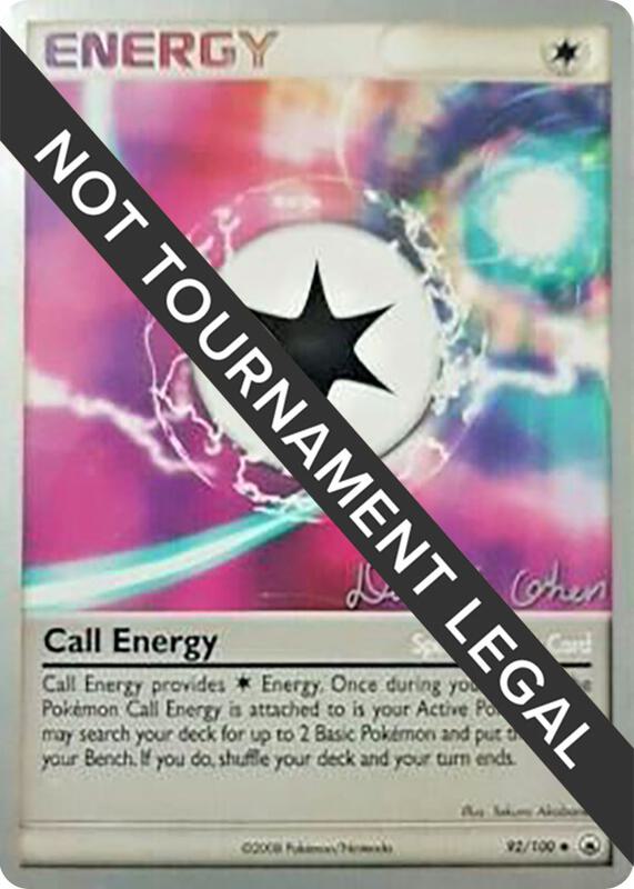 Call Energy - 2009 (David Cohen) 92/100 from World Championship Decks