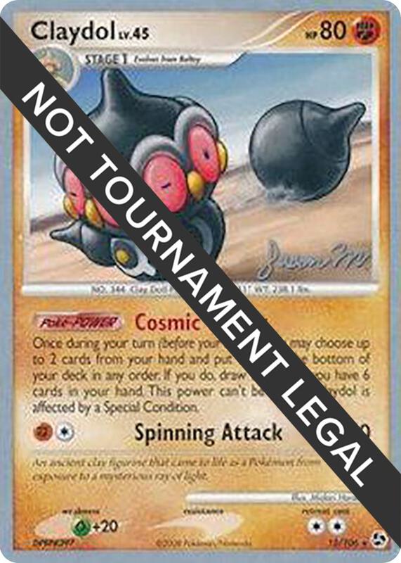 Claydol - 2009 (Jason Martinez) 15/106 from World Championship Decks