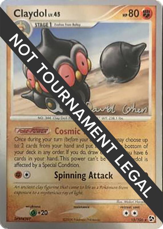 Claydol - 2009 (David Cohen) 15/106 from World Championship Decks