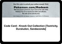 Code Card - Knock Out Collection [Toxtricity, Duraludon, Sandaconda] · Miscellaneous Cards & Products · #— · Normal
