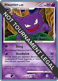 Haunter - 2009 (Jason Martinez) #40/100 from World Championship Decks Pokemon card image