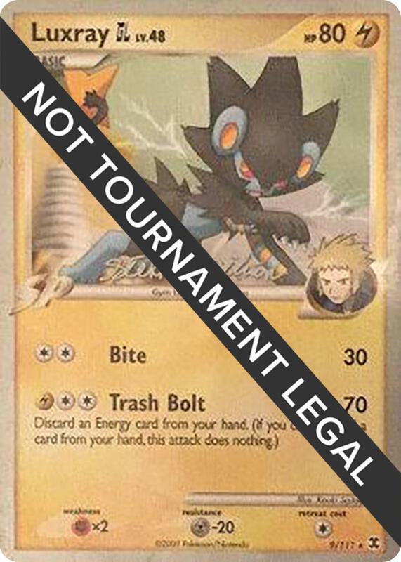 Luxray GL - 2009 (Stephen Silvestro) 9/111 from World Championship Decks