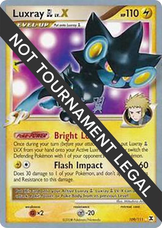 Luxray GL LV.X - 2009 (Tsubasa Nakamura) 109/111 from World Championship Decks