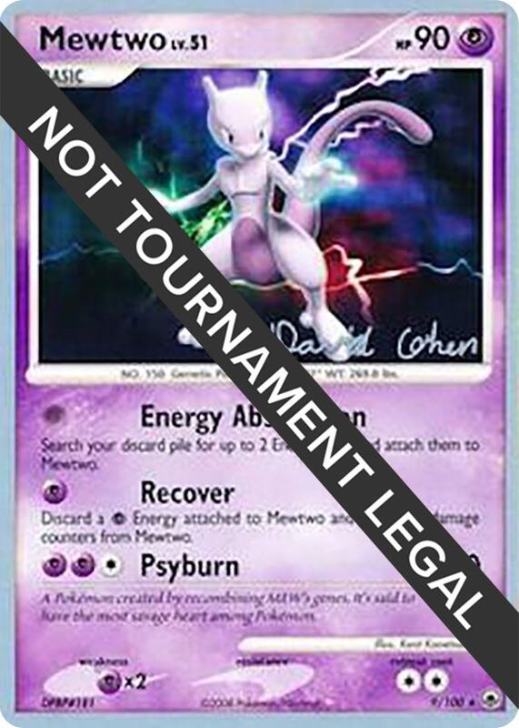 Mewtwo - 2009 (David Cohen) 9/100 from World Championship Decks