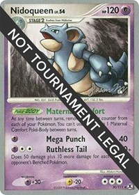 Nidoqueen - 2009 (Jason Martinez) #30/111 from World Championship Decks Pokemon card image