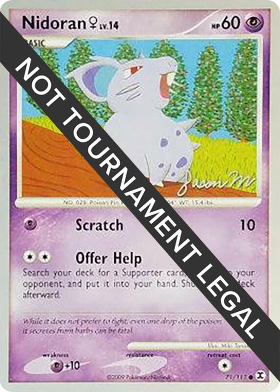 Nidoran F - 2009 (Jason Martinez) 71/111 from World Championship Decks
