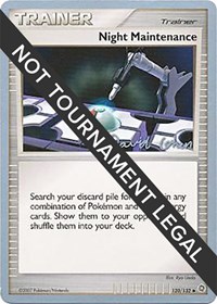 Night Maintenance - 2009 (David Cohen) #120/132 from World Championship Decks Pokemon card image