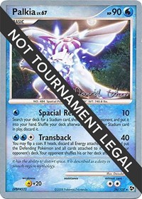 Palkia - 2009 (David Cohen) #26/106 from World Championship Decks Pokemon card image
