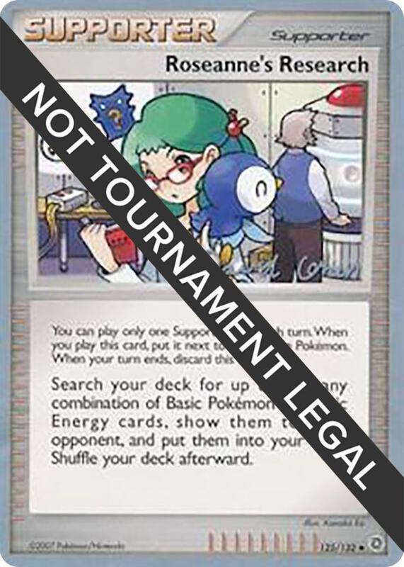 Roseanne's Research - 2009 (David Cohen) 125/132 from World Championship Decks