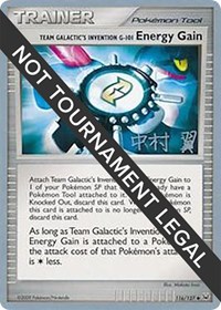 Team Galactic's Invention G-101 Energy Gain - 2009 (Tsubasa Nakamura) Pokemon card image