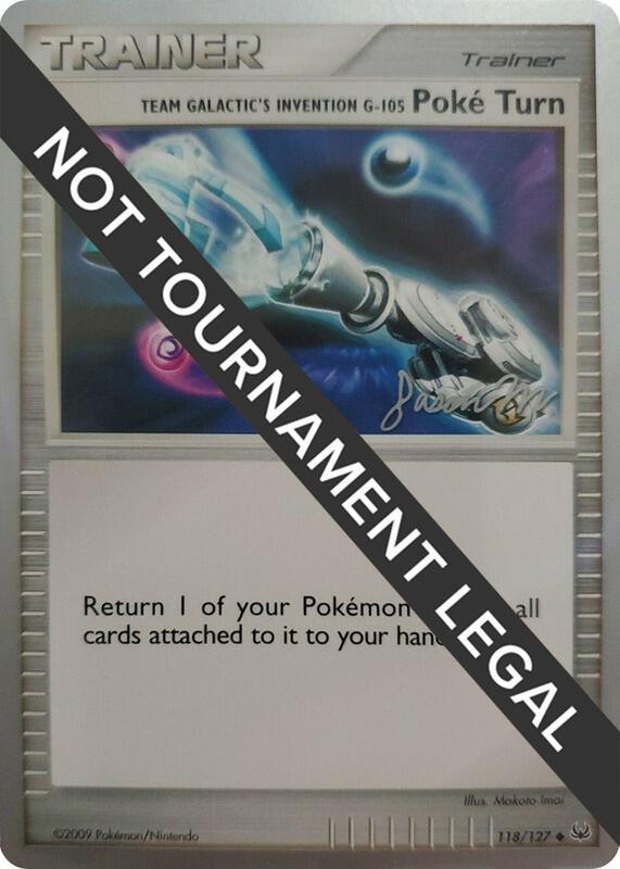 Team Galactic's Invention G-105 Poke Turn - 2009 (Jason Martinez) 118/127 from World Championship Decks