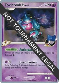Toxicroak G (40) - 2009 (Tsubasa Nakamura) #40/127 from World Championship Decks Pokemon card image
