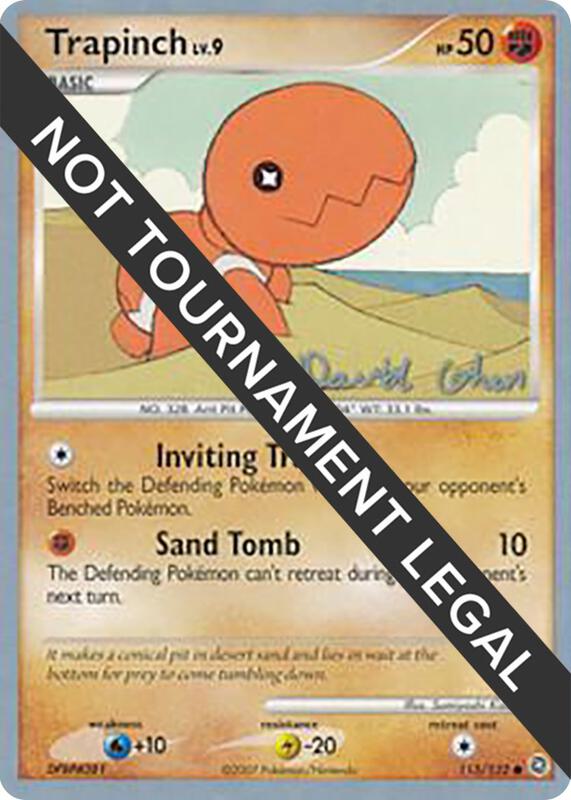 Trapinch - 2009 (David Cohen) 115/132 from World Championship Decks